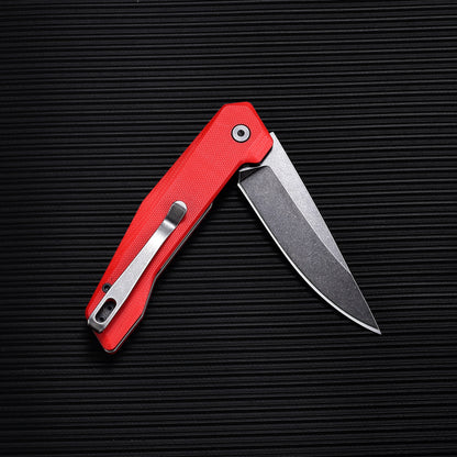 Hopian Vex Sleek Black Folding EDC Knife