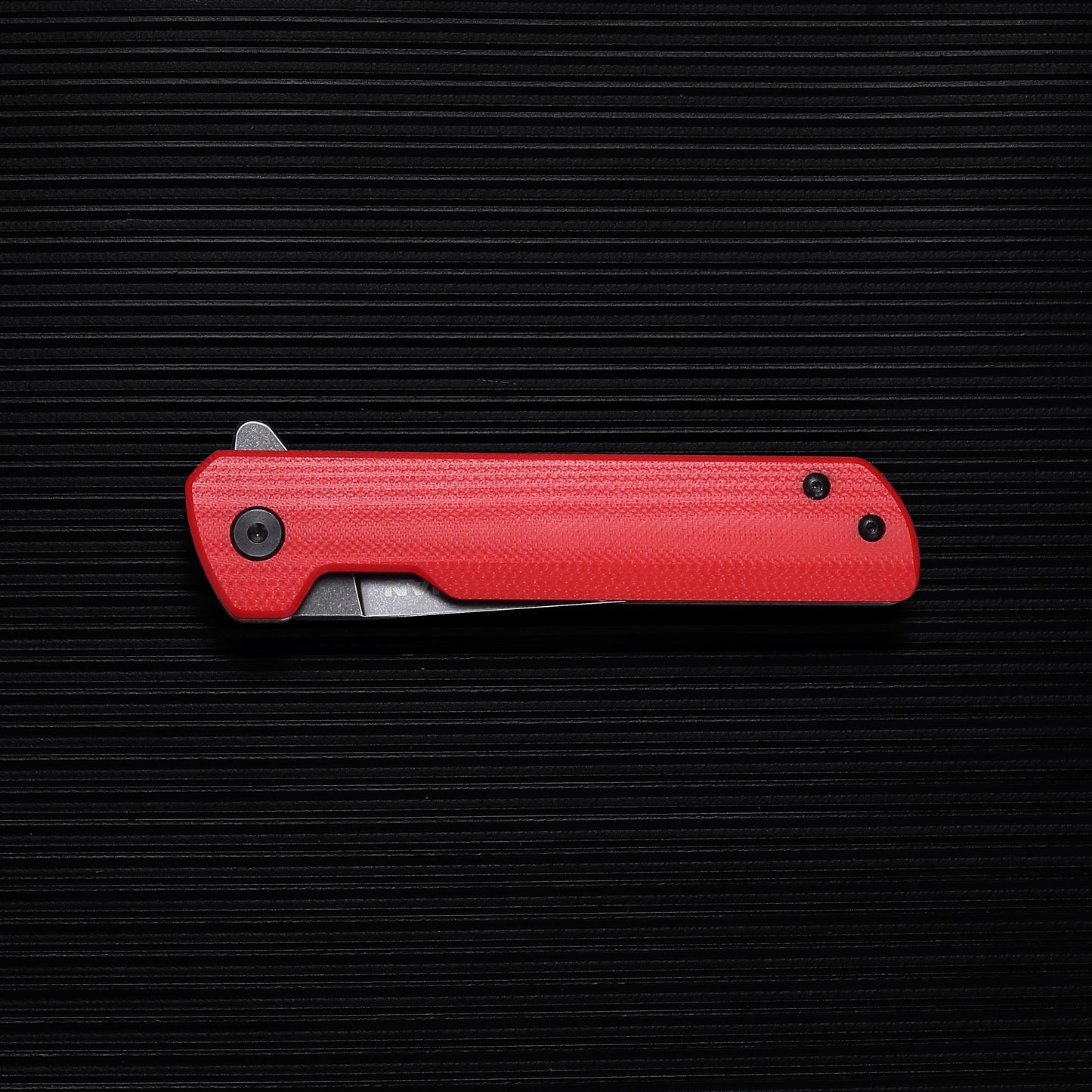 Hopian Clave Ball Bearing EDC Compact Red Folding Knife